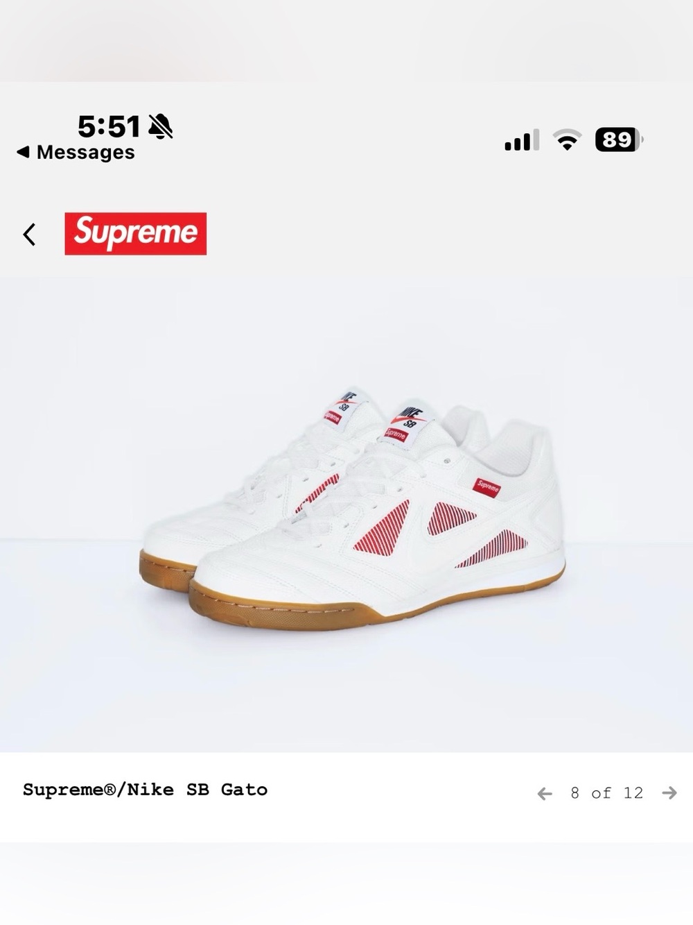 Nike SB Gato x Supreme
